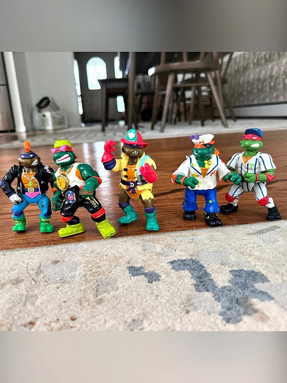 Playmates Toys Teenage Mutant Ninja Turtles Vintage Action Figures Lot